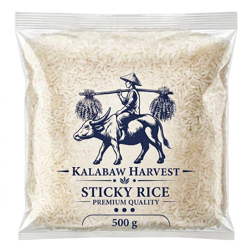 Kalabaw Harvest Sticky Rice 500 g retail pouch